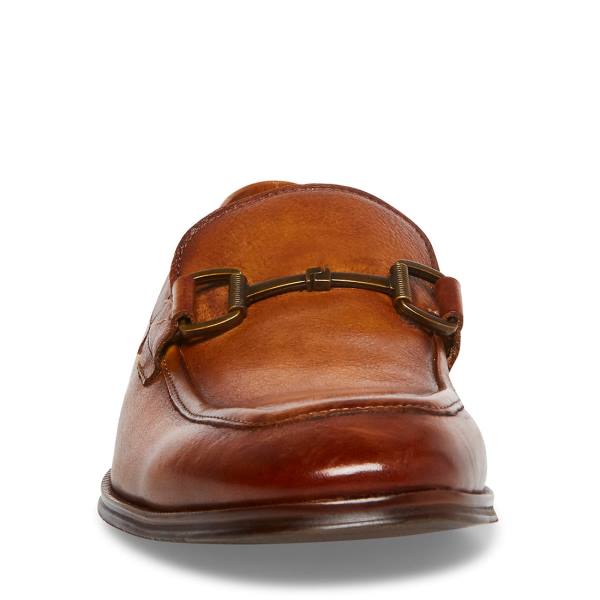 Steve Madden Aahron Tan Läder Finskor Herr Bruna | SM-524HO