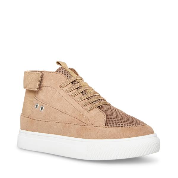 Steve Madden Achangee Taupe Sneakers Barn Grå Bruna | SM-130YE