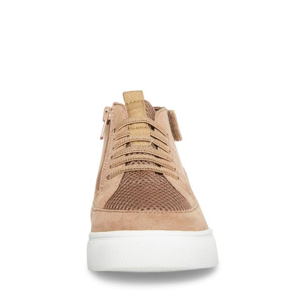 Steve Madden Achangee Taupe Sneakers Barn Grå Bruna | SM-130YE