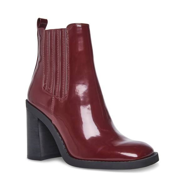 Steve Madden Acker Burgundy Kängor Dam Vinröda | SM-924IX