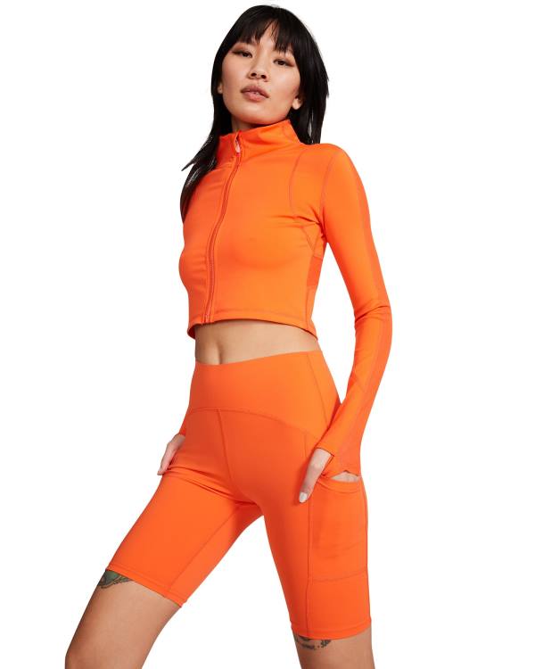 Steve Madden Active Bike Kort Byxor Dam Orange | SM-068XW