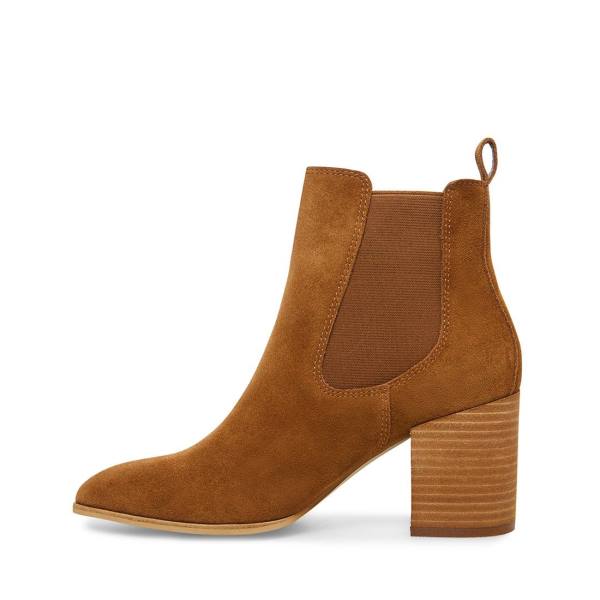 Steve Madden Addy Cognac Mocka Kängor Dam Bruna | SM-872GV