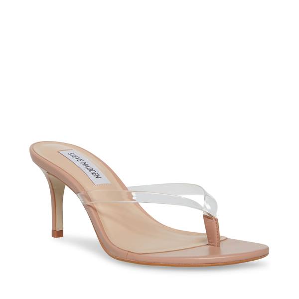 Steve Madden Addyson Heel Högklackade Skor Dam Clear | SM-081EA