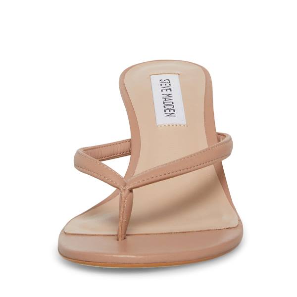 Steve Madden Addyson Tan Läder Heel Högklackade Skor Dam Bruna | SM-418ID