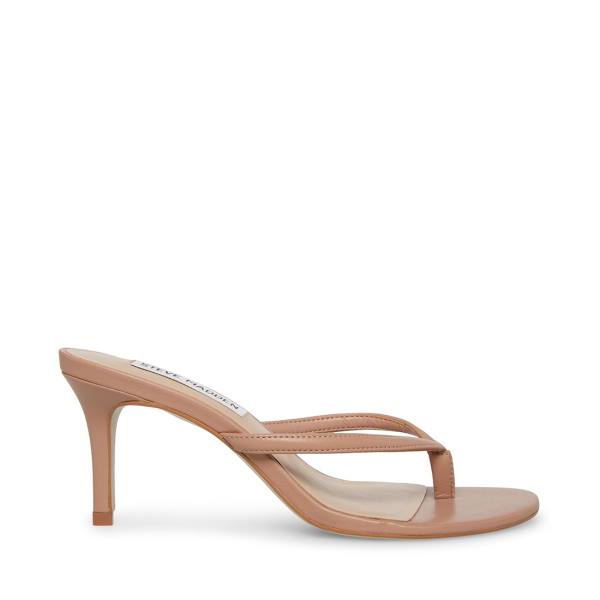 Steve Madden Addyson Tan Läder Heel Högklackade Skor Dam Bruna | SM-418ID