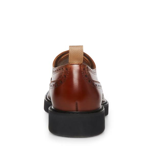 Steve Madden Adrick Cognac Läder Finskor Herr Bruna | SM-145BT