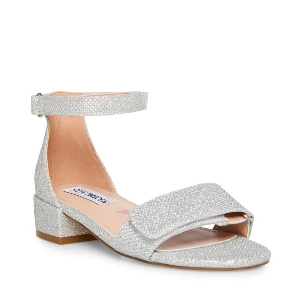 Steve Madden Airenne Sandaler Barn Silver | SM-947BJ