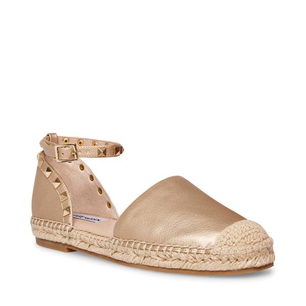 Steve Madden Alissa Platta Skor Dam Guld | SM-713QZ