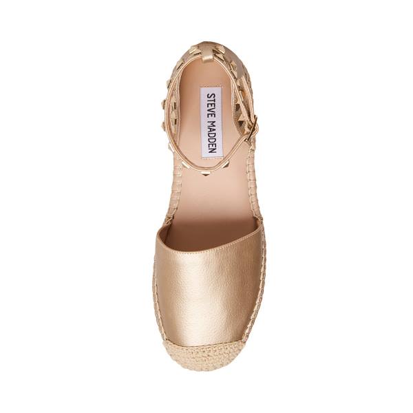 Steve Madden Alissa Platta Skor Dam Guld | SM-713QZ