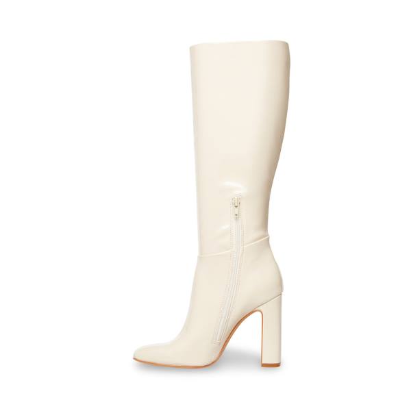 Steve Madden Ambrose Bone Lack Stövlar Dam Beige | SM-102RQ