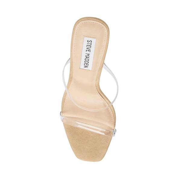 Steve Madden Andrina Heel Högklackade Skor Dam Clear | SM-109UM