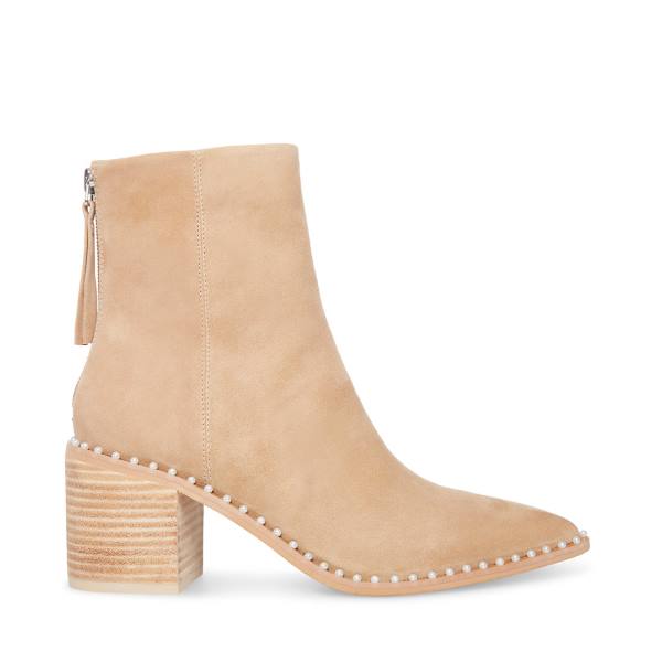 Steve Madden Aquarius Tan Mocka Kängor Dam Bruna | SM-018ZC