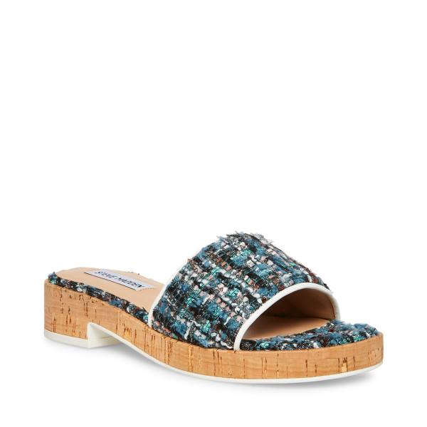 Steve Madden Aria Teal Sandaler Dam Turkos Olika Färger | SM-326BM