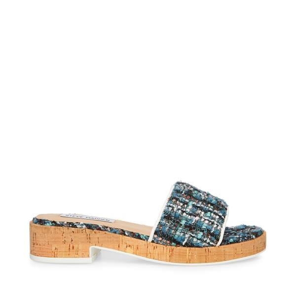 Steve Madden Aria Teal Sandaler Dam Turkos Olika Färger | SM-326BM