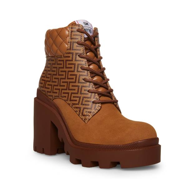 Steve Madden Aryn Tan Kängor Dam Bruna Olika Färger | SM-417DM