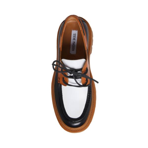 Steve Madden Bane Cognac Sneakers Herr Svarta Bruna | SM-209ZF