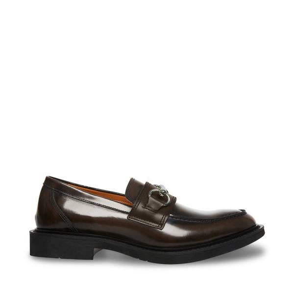 Steve Madden Barry Läder Loafers Herr Bruna | SM-107SE