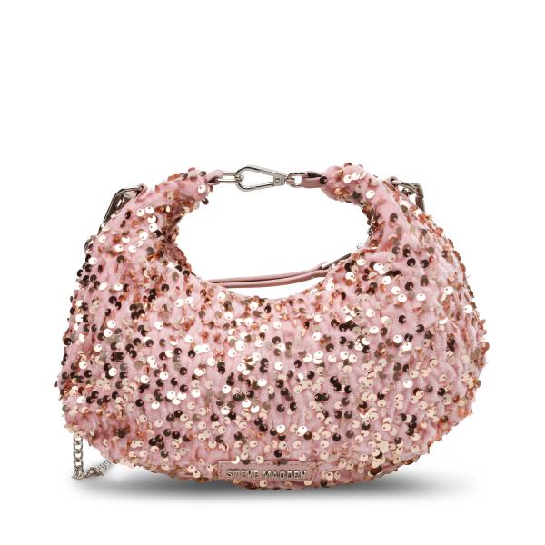 Steve Madden Bbrenda Sequins Blush Crossbody Väska Dam Rosa | SM-820CO