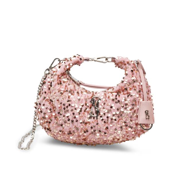 Steve Madden Bbrenda Sequins Blush Crossbody Väska Dam Rosa | SM-820CO