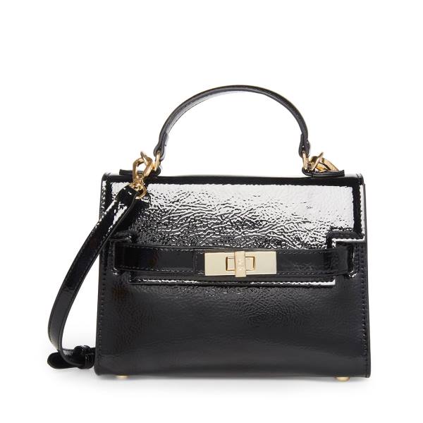 Steve Madden Bdignify Lack Crossbody Väska Dam Svarta | SM-746UQ