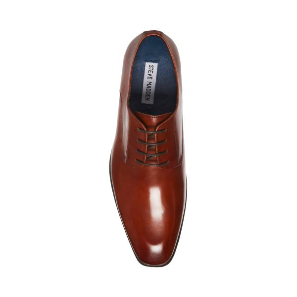 Steve Madden Beaux Cognac Läder Finskor Herr Bruna | SM-230VD