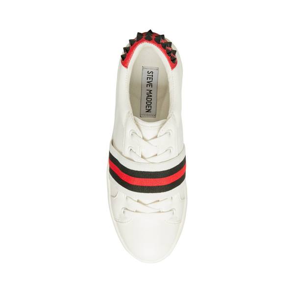 Steve Madden Becks Sneakers Dam Vita Olika Färger | SM-615LP