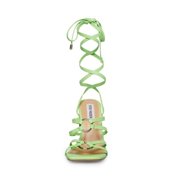 Steve Madden Bella Lime Heel Högklackade Skor Dam Ljusgröna | SM-617AD