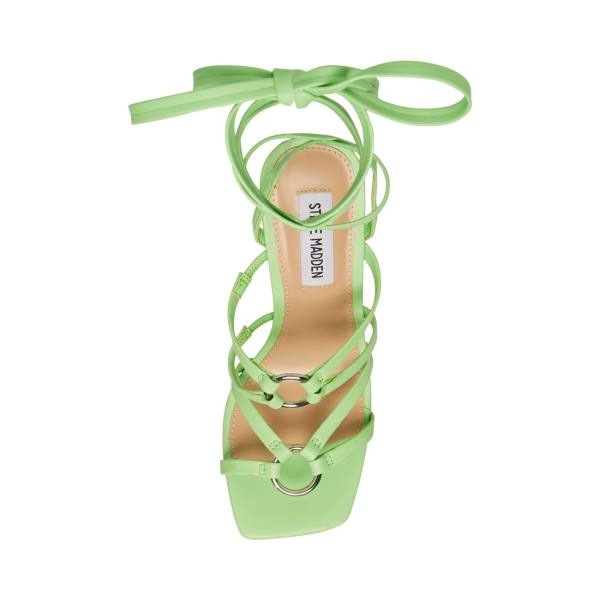 Steve Madden Bella Lime Heel Högklackade Skor Dam Ljusgröna | SM-617AD