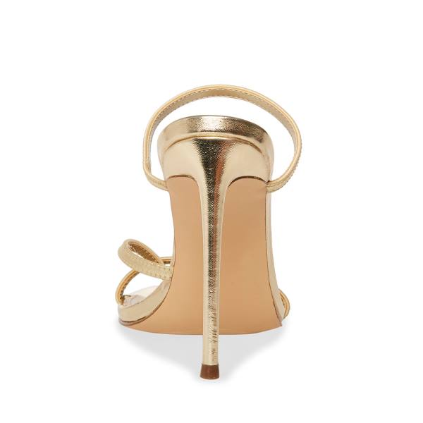 Steve Madden Bellezza Heel Högklackade Skor Dam Guld | SM-947YP