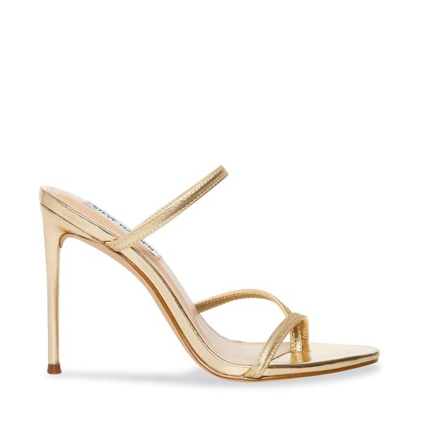 Steve Madden Bellezza Heel Högklackade Skor Dam Guld | SM-947YP