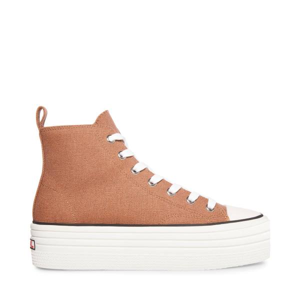 Steve Madden Berkley Mocha Sneakers Dam Beige | SM-734IB