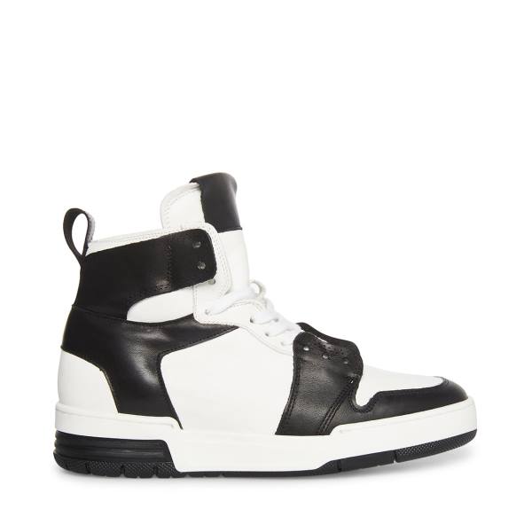 Steve Madden Bizzy Sneakers Dam Svarta Vita | SM-829GA