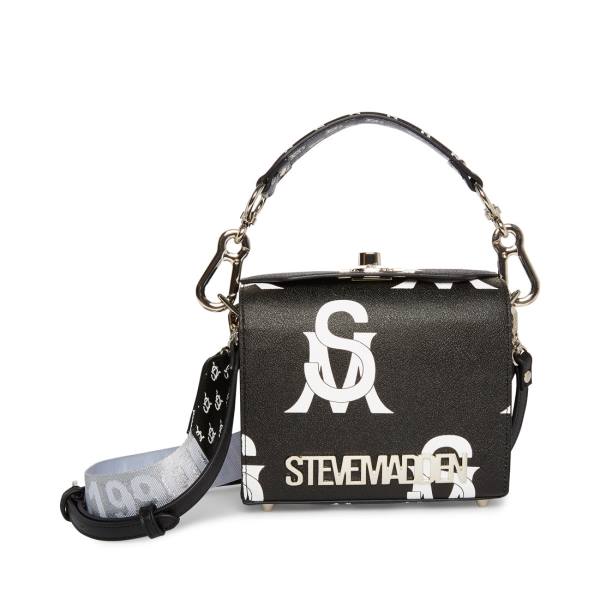 Steve Madden Bkinder-white Crossbody Väska Dam Svarta Vita | SM-430MB