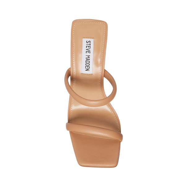 Steve Madden Blake Tan Heel Högklackade Skor Dam Bruna | SM-951NW