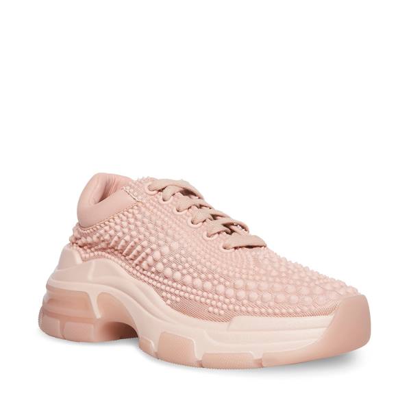 Steve Madden Blitz Blush Sneakers Dam Rosa | SM-450GD