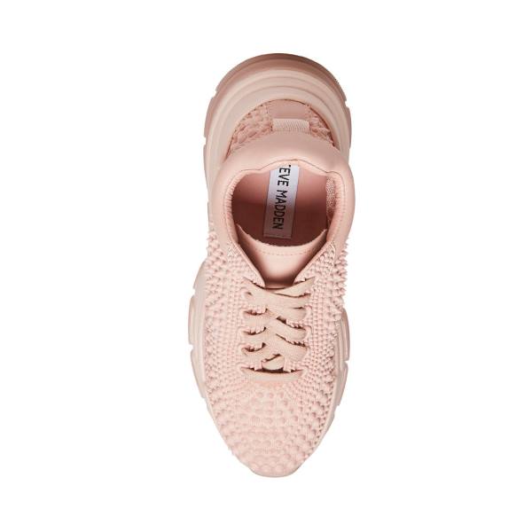 Steve Madden Blitz Blush Sneakers Dam Rosa | SM-450GD