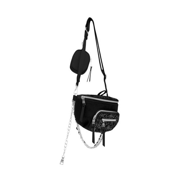 Steve Madden Bmaxima Crossbody Väska Dam Svarta | SM-978GJ