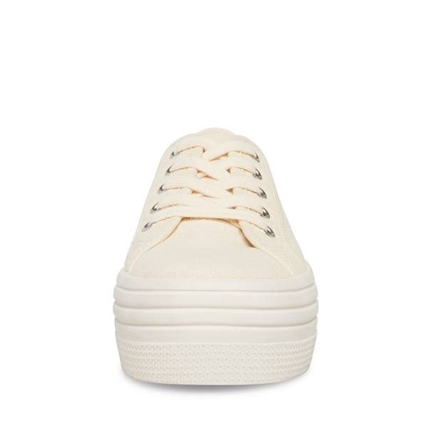 Steve Madden Bobbi 30 Bone Sneakers Dam Beige | SM-165FC