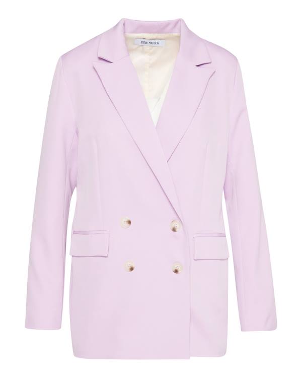 Steve Madden Boyfriend Blazer Jacka Dam Lila | SM-704PU