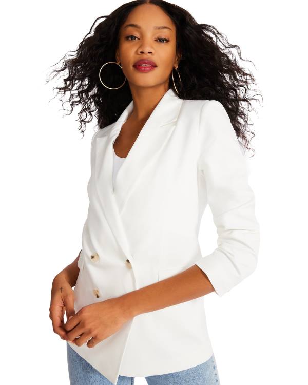 Steve Madden Boyfriend Blazer Jacka Dam Vita | SM-709OL