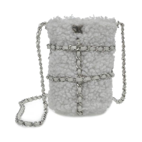 Steve Madden Bquench Faux Fur Crossbody Väska Dam Vita | SM-093RX