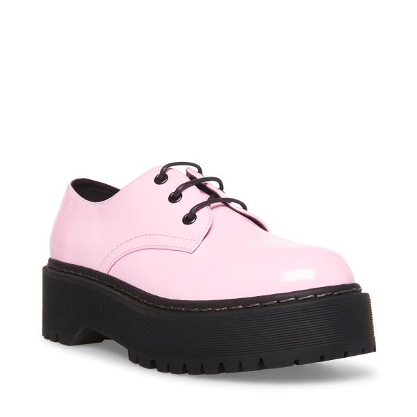 Steve Madden Brenton Lack Loafers Dam Rosa | SM-918BF