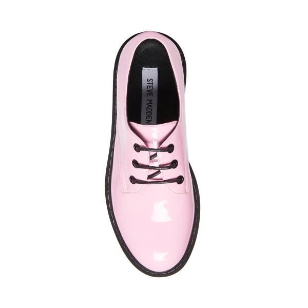 Steve Madden Brenton Lack Loafers Dam Rosa | SM-918BF