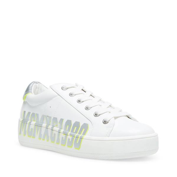 Steve Madden Brexton Sneakers Dam Vita Silver | SM-901VM