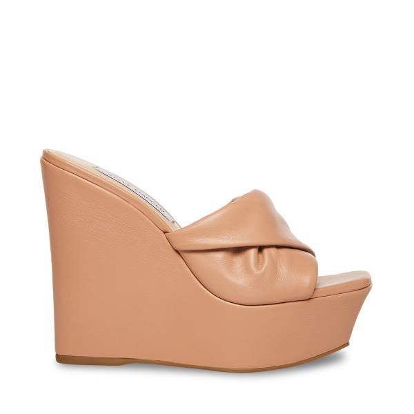 Steve Madden Brianna Tan Läder Sandaler Dam Bruna | SM-574HW