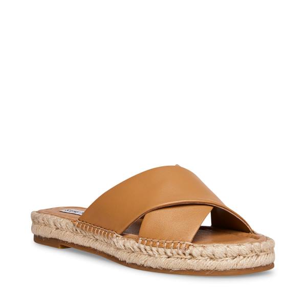 Steve Madden Brienna Tan Läder Sandaler Dam Bruna | SM-538HI