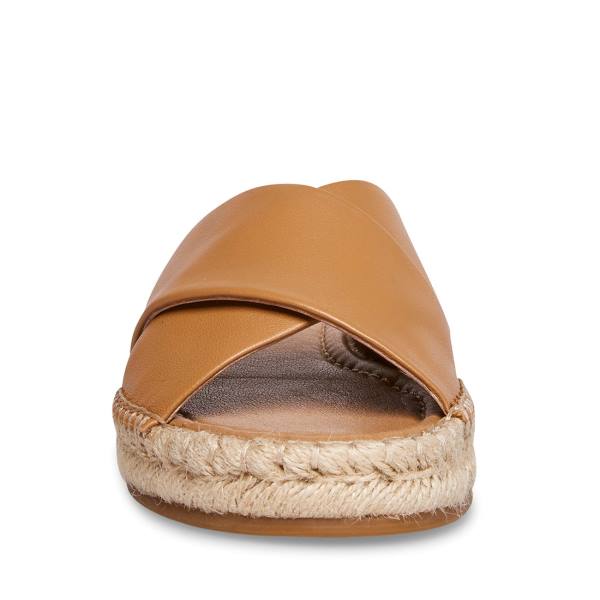 Steve Madden Brienna Tan Läder Sandaler Dam Bruna | SM-538HI