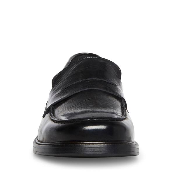 Steve Madden Brookline Lack Loafers Herr Svarta | SM-687DN