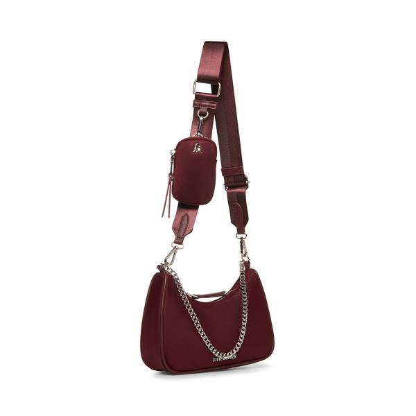 Steve Madden Bvital Burgundy Axelväska Dam Vinröda | SM-756CF