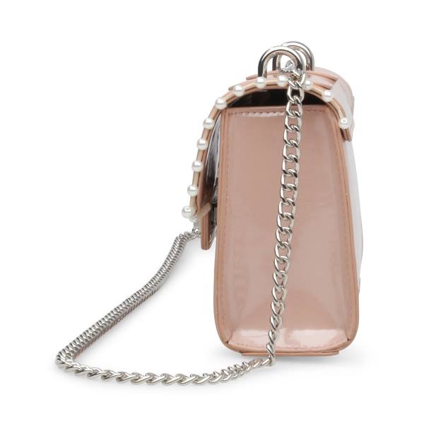 Steve Madden Bvyper Pearl Blush Lack Crossbody Väska Dam Rosa | SM-459PI